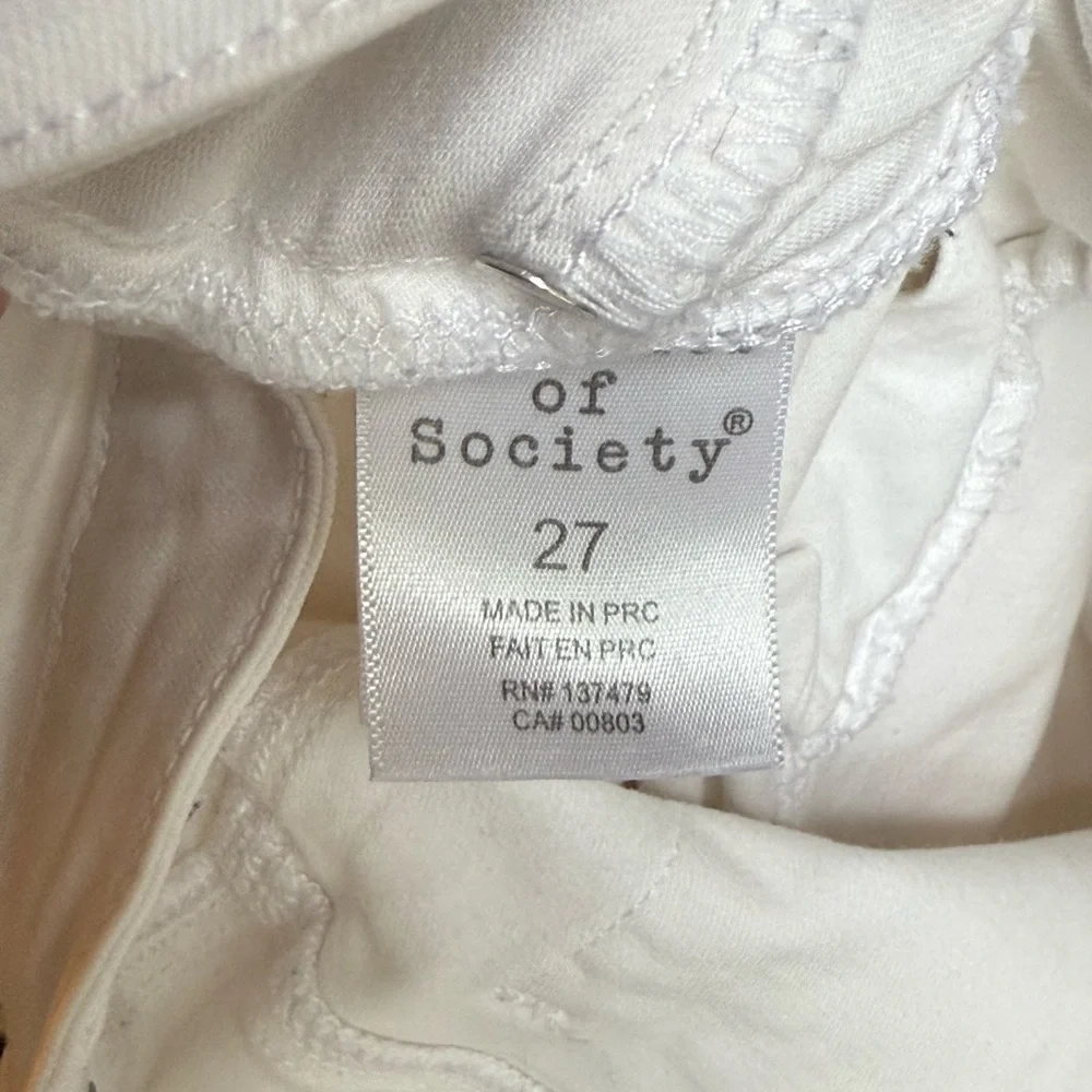 Articles of Society Sarah Skinny Jeans White Size 27 – Optic White Stretch Denim - Picture 4 of 11